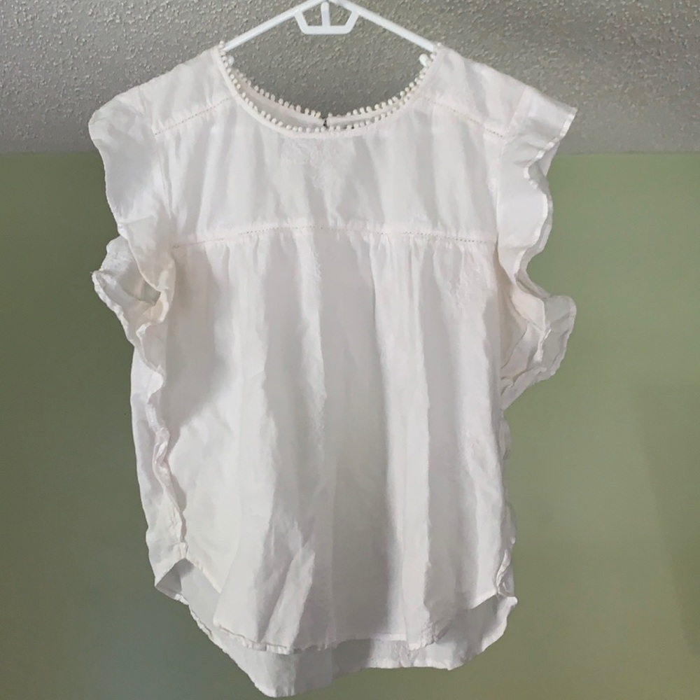 Abercrombie & Fitch white blouse.